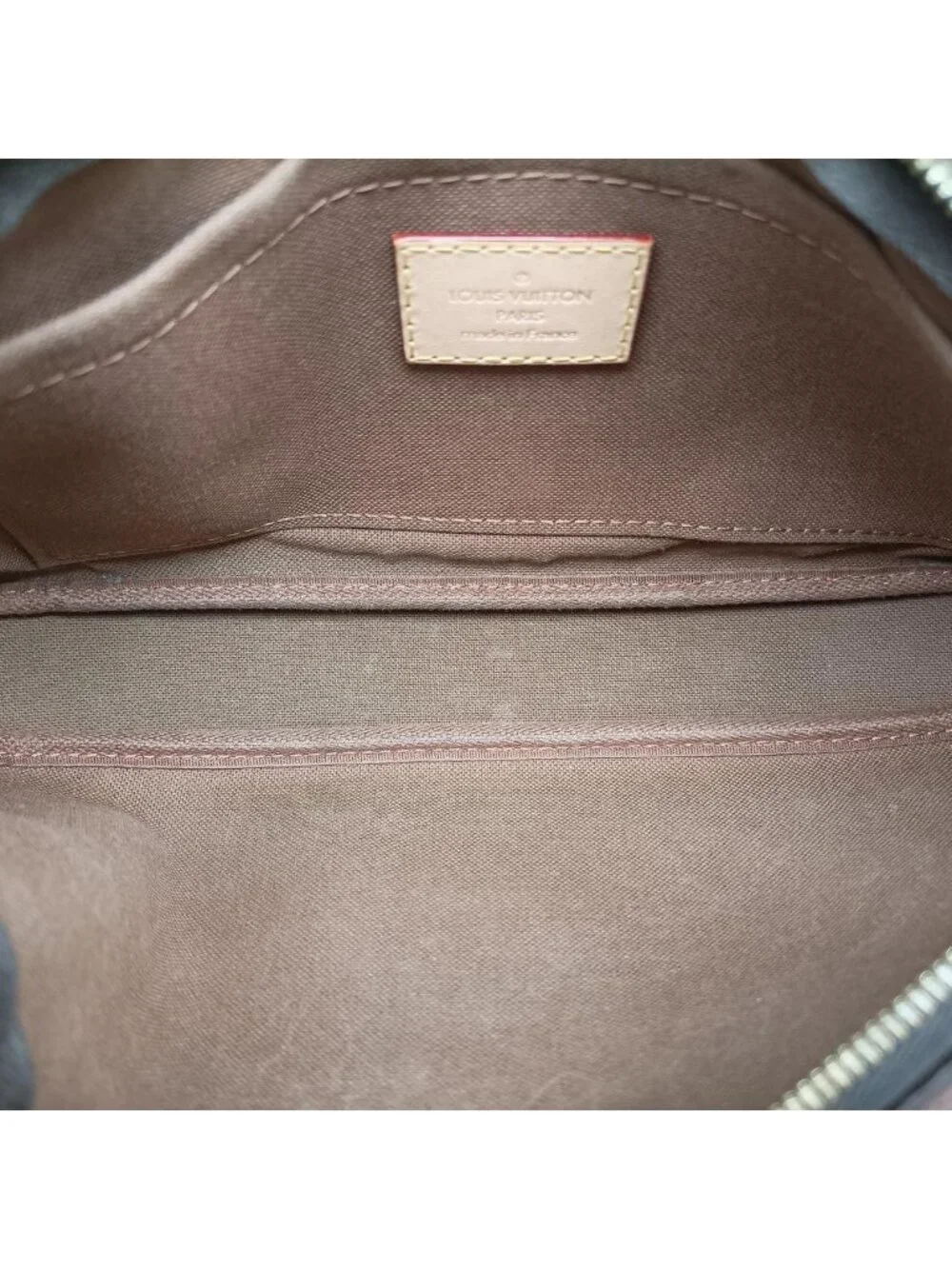 Louis Vuitton Multy Pochette Soir Monogram Brown Khaki Canvas